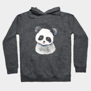 cute panda watercolor Hoodie